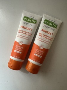 Medline Remedy Essentials Protectant Zinc Oxide Paste, 4 oz. Tube 2 Pack