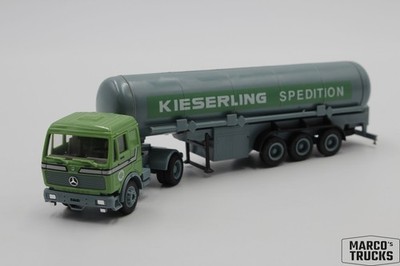 Herpa MB NG 1638 Benzintanksattelzug ''Kieserling Spedition EKB'' 1:87 /H27239