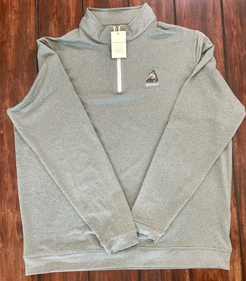 Oakmont Country Club Peter Millar XL Gray 1/4 Zip Golf Pullover