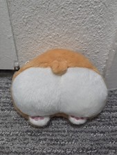 Kawaii Corgi Butt Ass Coin Purse Wallet Zip Bag Accessories 6" Long Doggo Funny