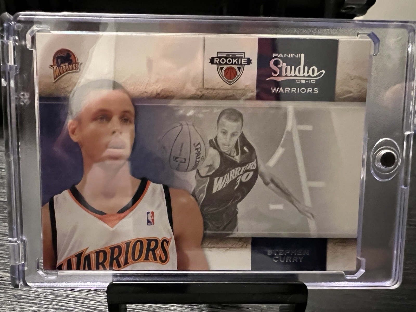 2009-10 Panini Studio Rookie Stephen Curry #129 Golden State Warriors NBA