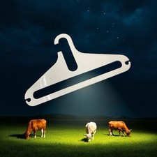 7 Vtg Scandinavian Finland Plastic Karhumuovi Coat Clothes Hangers Bright White