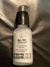 IT Cosmetics No. 50 SERUM Anti-Aging Collagen Veil Primer 1oz FULL SIZE! AMAZING
