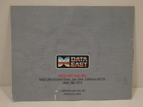 Bad Dudes (Nintendo | NES) Authentic MANUAL ONLY