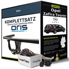 Für OPEL Zafira Tourer C Typ P12 Anhängerkupplung starr +eSatz 13pol 11-19 AHK