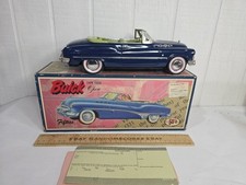 Fifties Friction Car 50's Blue Buick Convertible JAPAN w/Box Works Well Clean