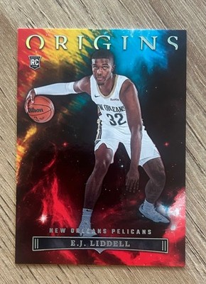 2022-23 Panini Origins E.J. Liddell 97 New Orleans Pelicans RC