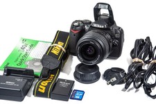 Nikon D40x 10.2MP DSLR Camera with AF-S 18-55mm Kit Lens Low Clicks C164
