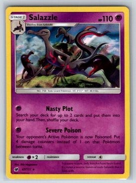 Salazzle Holofoil Holo Rare SM - Crimson Invasion 47/111 NM