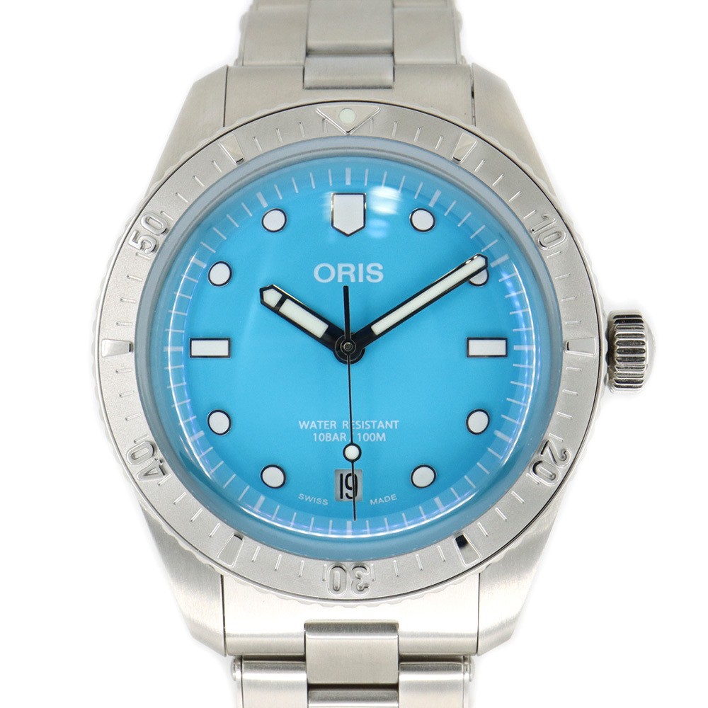 Oris Diver 65 Cotton Candy Blue Automatic Watch 01 733 7771 4055