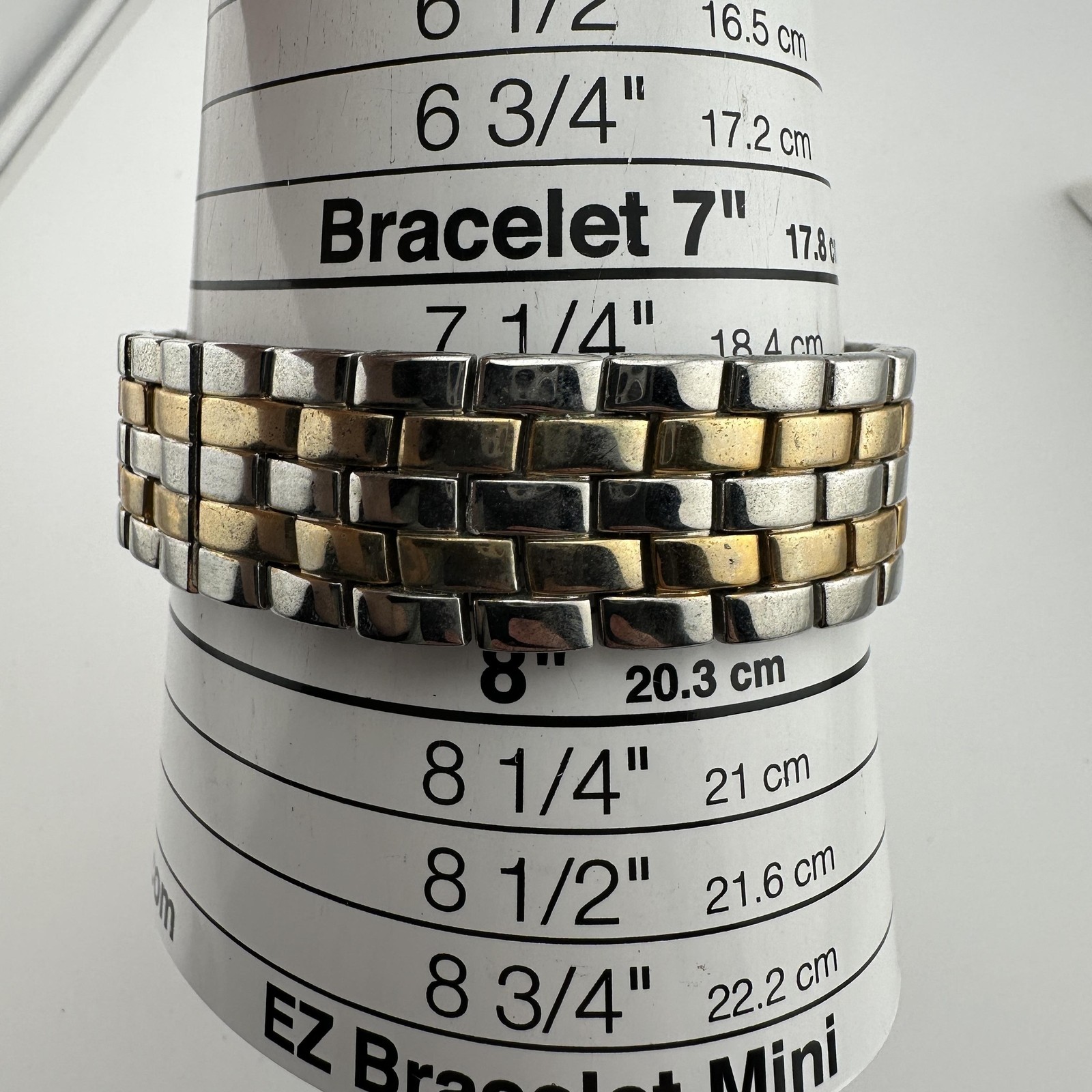 Celebrity Quartz Watch Rectangular Tank Two-Tone … - image 2