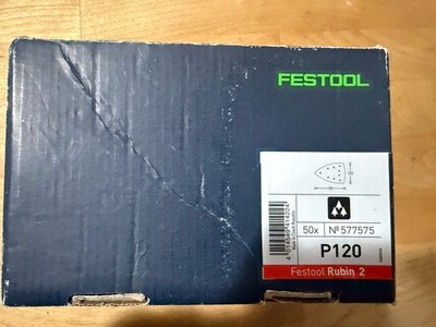 Festool 577575 rubin 2 p120 50 count 100x150mm 4 x6  Sanding paper