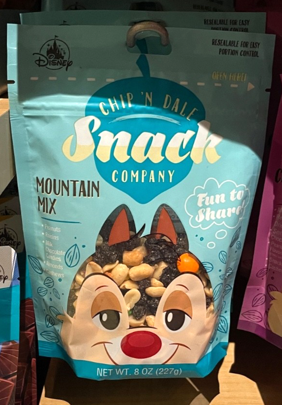 Disney parks snacks Chip & Dale Variety Nut Mix / Spicy Butter