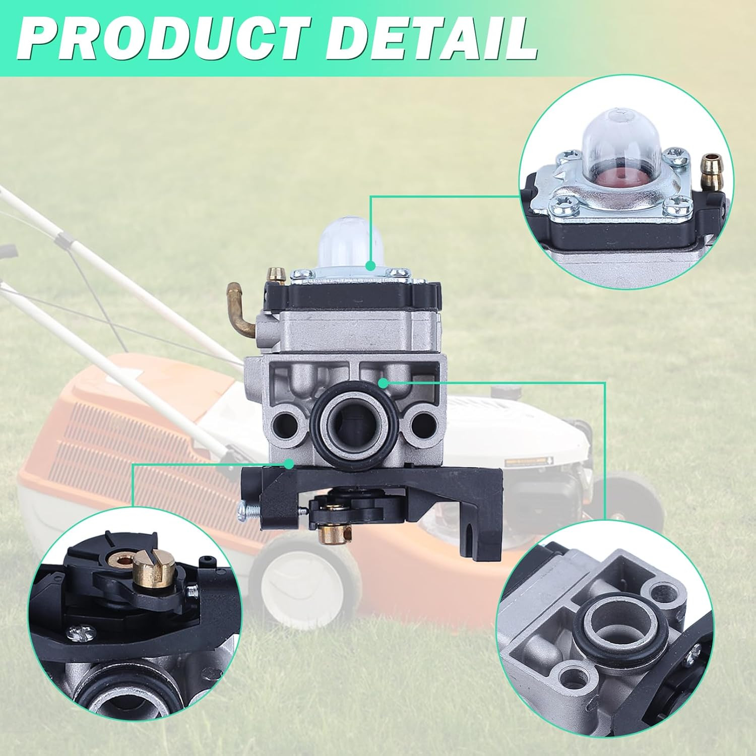 Carburatore Kit Di Ricambi per Honda Motore GX35 GX25 FG110 HHT25 HHT35,  Carbur - 3
