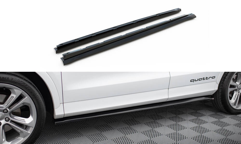 Rajouts bas de caisse Maxton Audi Q3 S-line 8U - Accessoire tuning ABS