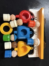 12 PCS VINTAGE TUPPERWARE TUPPER TOYS