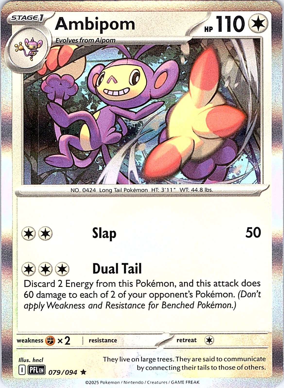 Ambipom 079/094 Me02 Phantasmal Flames Holo