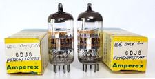 Beautiful Matched Pair of Amperex ECC88 6DJ8 ...