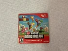 New Super Mario Bros. Wii Nintendo 2009 disc in cardboard sleeve ,no manual