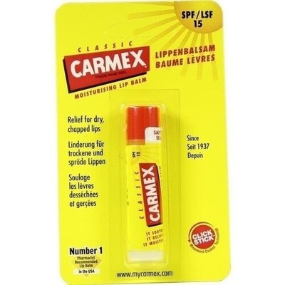 CARMEX Lippenbalsam f.trockene spröde Lippen Sti., 4.25 g PZN 04521948