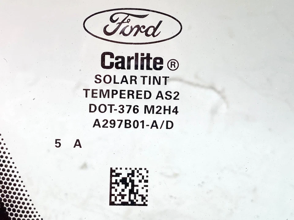 12-18 FORD FOCUS TRASERO IZQUIERDO LADO DEL CONDUCTOR CUARTO VENTANA PANEL DE VIDRIO OEM Foto 3 de 3