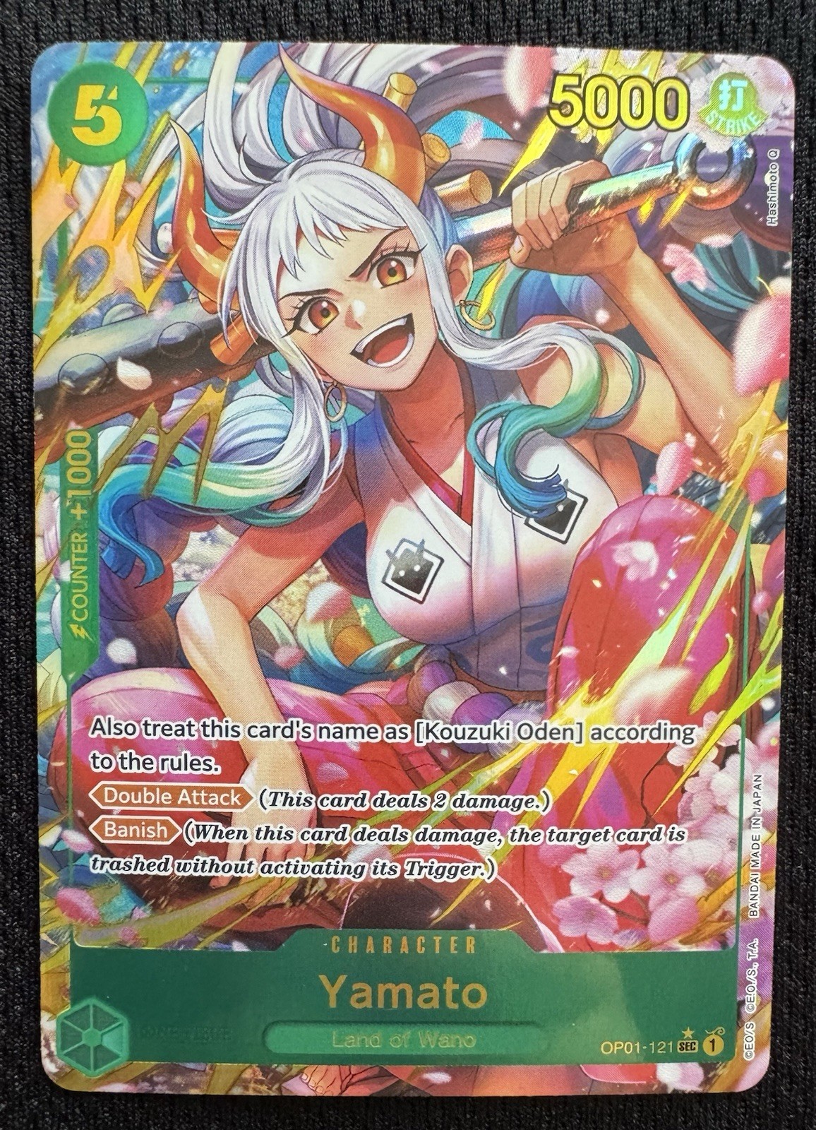 Yamato 2022 Romance Dawn #OP01-121 Secret Rare (Alternate Art