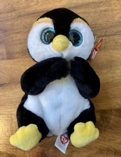 Ty Beanie Bellies NEVE the Penguin 7" Plush Stuffed Animal - NWT New With Tags