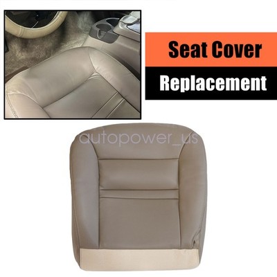Fits 2000-2001 Ford Excursion Limited Driver Side Bottom Leather Seat Cover Tan