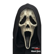 NEW 2026 Adult Ghost Face� REAPER Mask w Hood Licensed FunWorld Scream Halloween