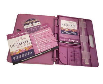 The Ultimate Crafter's Companion Hard Storage Case DVD Tool Card Envelope Making
