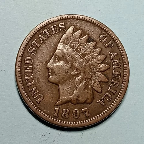 1897-P Indian Head Cent — photo from the most recent tracked eBay sale