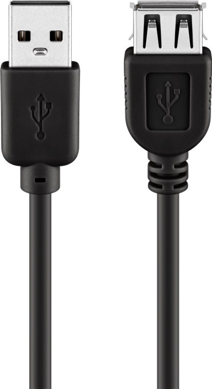 Goobay Nero Cavo Usb 2.0 Maschio/Femmina 5 M - Immagine 2