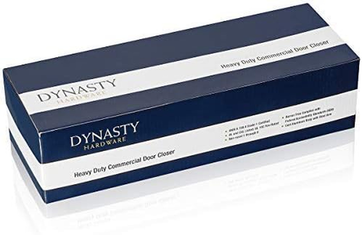 Door Closer, Grade 1 Heavy Duty Commercial Hydraulic Closer, Self-Closing, Adjus