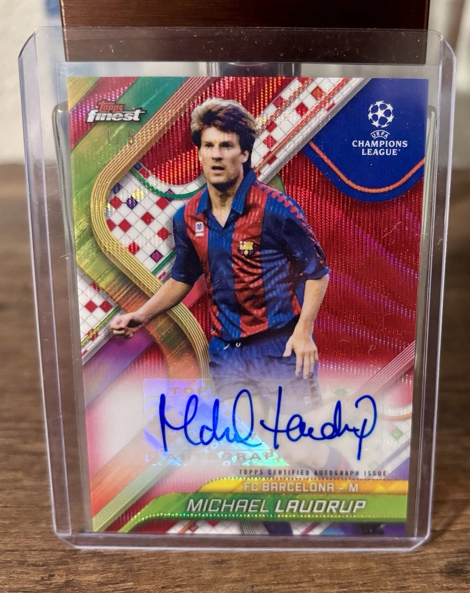 Michael Laudrup Autographed Soccer Sports Trading Cards
