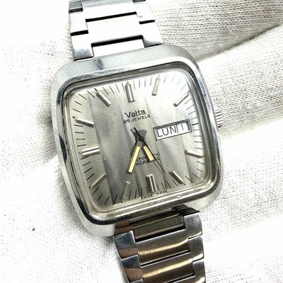 VETTA Herrenuhr mechanisch Automatik Vintage ETA 2789 35,5 Stardal Patent