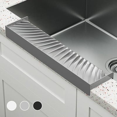 NiHome Multi-Use Silicone Kitchen Sink Edge Guard for Stone Countertop Edges 3.1