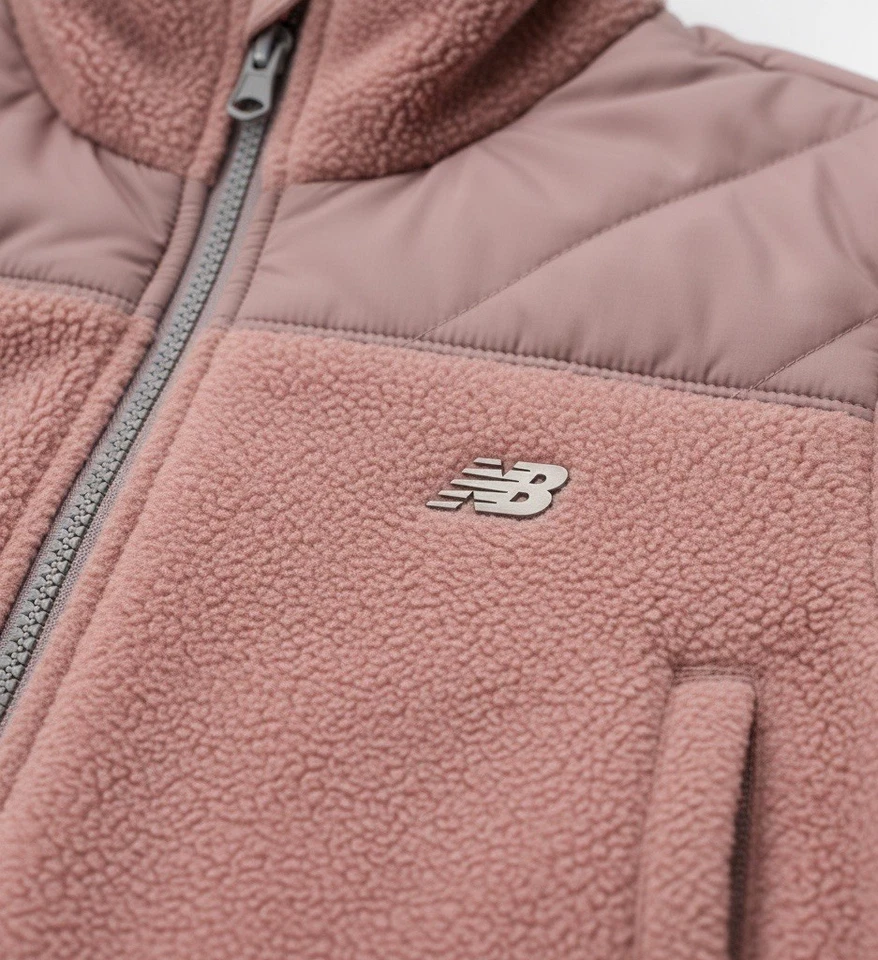 Chaqueta New Balance Athletics Invierno Cremallera Completa Para Mujer Talla M y XL Foto 2 de 2