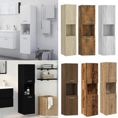 Hochschrank Badschrank Badezimmerschrank Badmöbel Schrank Regal Holzwerkstoff