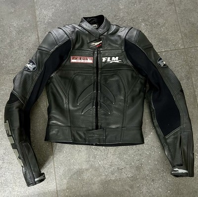 Damen Motorrad Leder Jacke von FLM Racing Technology  Größe 34 