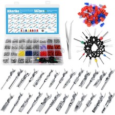 Connector Pins Kit 567Pcs 26 Types - 1/1.5/1.8/2.2/2.8/3.5mm Silver