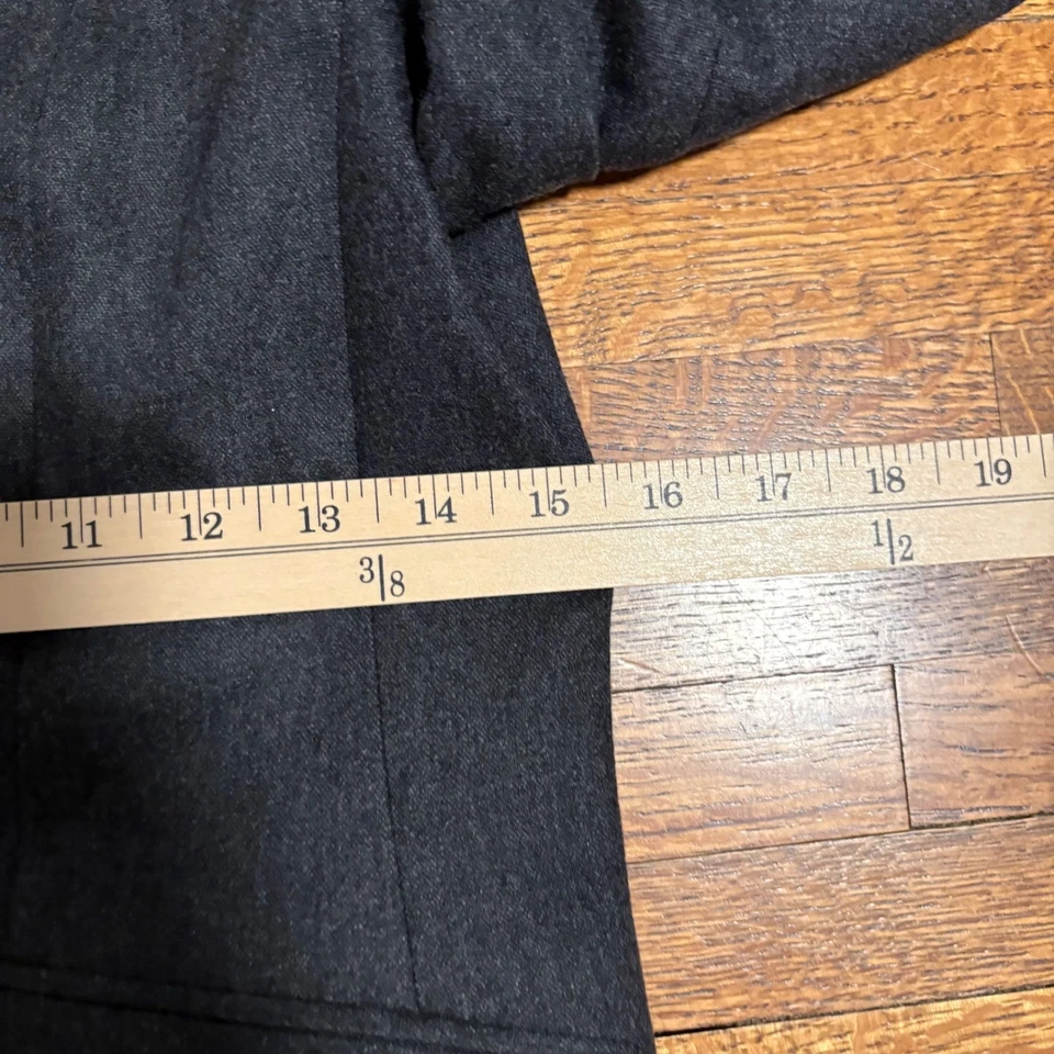 Blazer Brooks Brothers para mujer talla 4 gris mezcla de lana tejido en Italia Foto 3 de 4