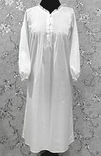 SoieRose Victorian 100 Cotton Nightgown with Pintuck Bodice   SR-1229