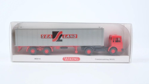 Wiking H0 052304 MAN Containersattelzug Sea Land | Condition: Gebraucht