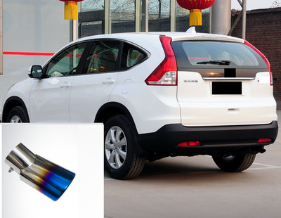 1X Blue Car Rear Exhaust Muffler Tailpipe Tip For 2012-2015 Honda CR-V CRV SS