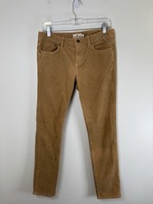 Vineyard Vines Corduroy Pants Womens 6 Brown/Tan Stretch Skinny Casual 32x29
