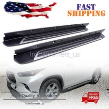 Black Side Steps For Toyota Highlander 2020-2025 Pt938-48200 Running Board Pair