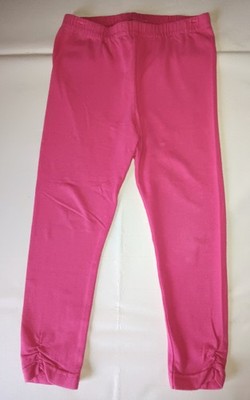 schöne Leggins mit Raff-Effekt am Knöchel -pink- Gr. 92 / 98