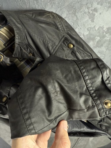 Belstaff Crosby Motorrad Wachs Vintage Jacke Herren Größe L " - Bild 22 von 22