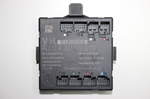 Mercedes-Benz E C207 W207 2010 Rechts Türsteuergerät A2079001200 EZE28371