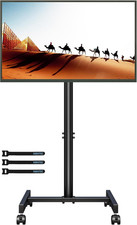 Supporto TV Da Pavimento Con 4 Ruote per Schermo 13-42 Pollici LED LCD Plasma, C